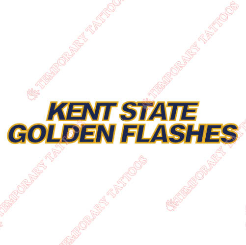 Kent State Golden Flashes Customize Temporary Tattoos Stickers NO.4739